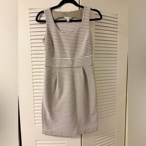 Banana Republic Striped Sleeveless Midi Dress